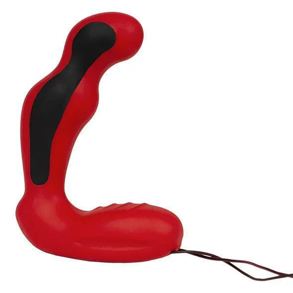 Plug Anal Électroconducteur Silicone Rouge Prostate