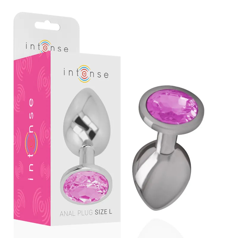 Plug Anal Métal Bijou Diamant Luxe