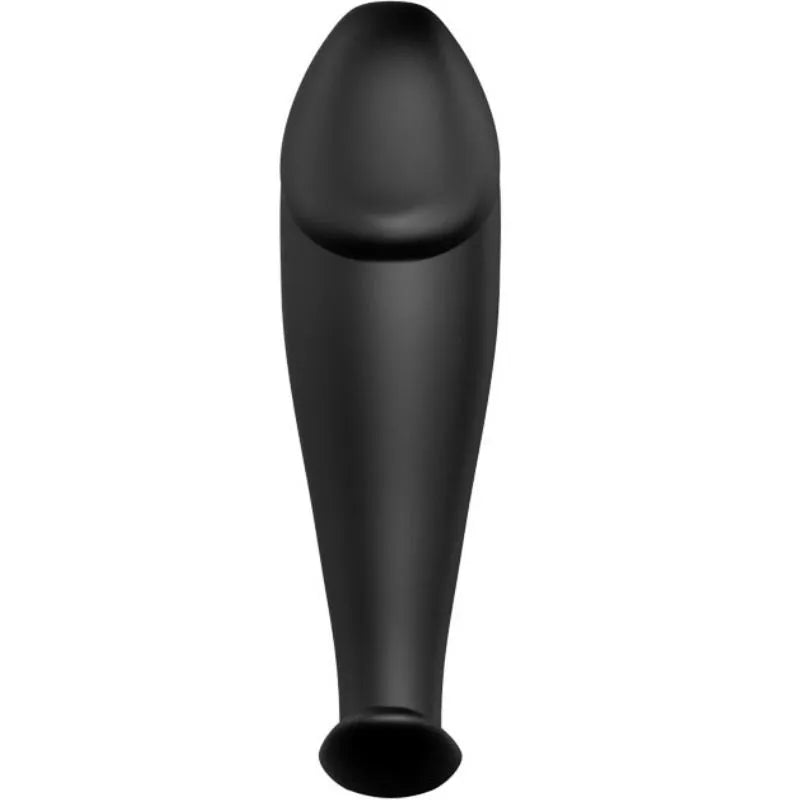 Plug Anal Silicone Noir Avec Poignée