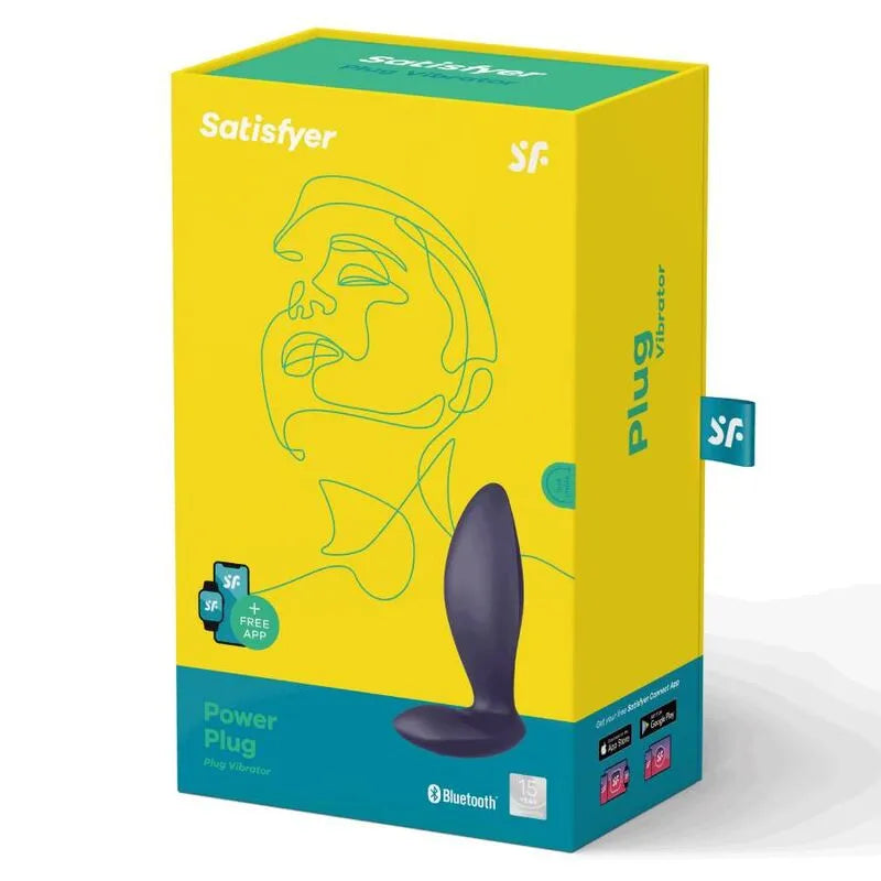 Plug Anal Vibrant Bluetooth Étanche En Silicone