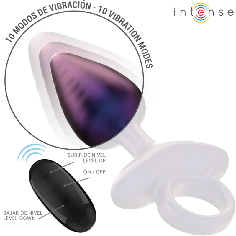 Plug Anal Vibrant En Silicone Avec Télécommande