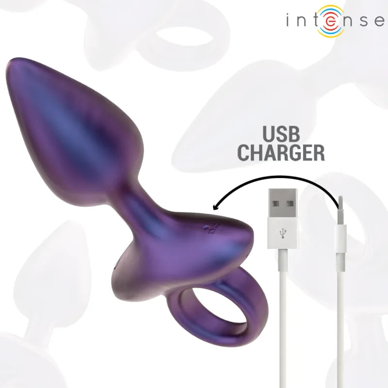Plug Anal Vibrant En Silicone Avec Télécommande