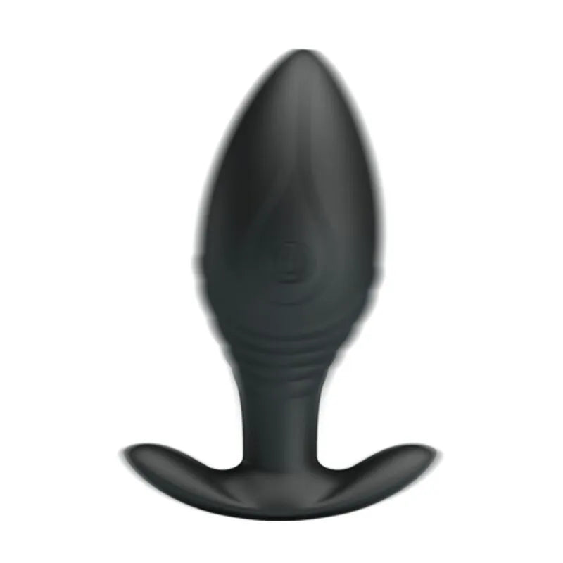 Plug Anal Vibrant En Silicone Noir