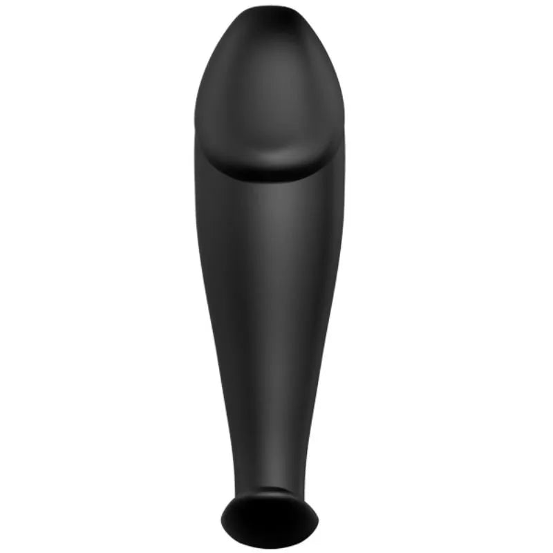 Plug Anal Vibrant En Silicone Noir