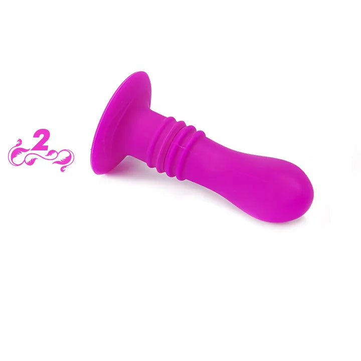 Plug Anal Vibrant En Silicone Étanche