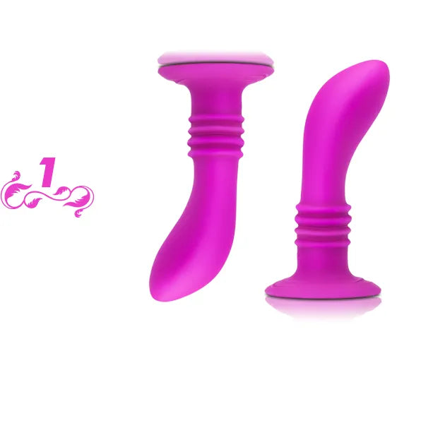 Plug Anal Vibrant En Silicone Étanche