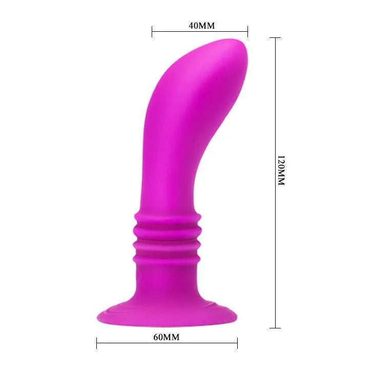 Plug Anal Vibrant En Silicone Étanche