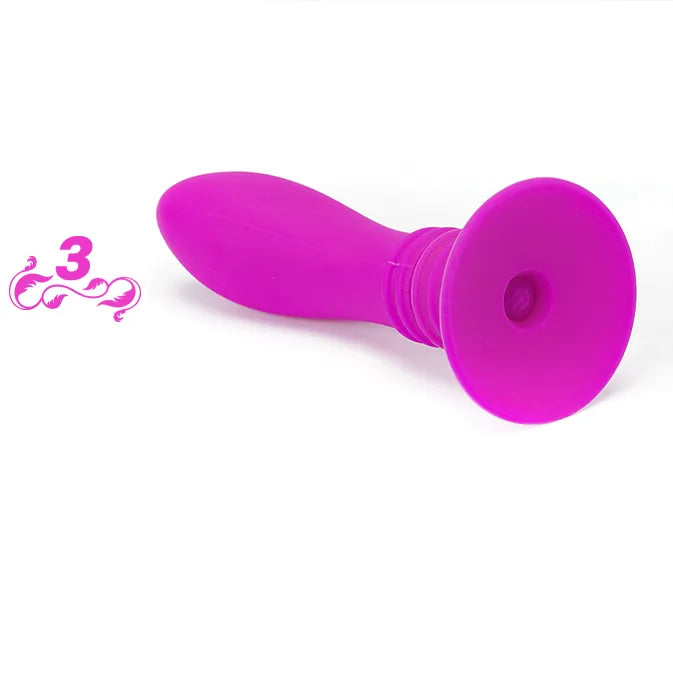Plug Anal Vibrant En Silicone Étanche