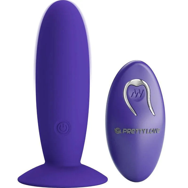 Plug Anal Vibrant Rechargeable Silicone Violet