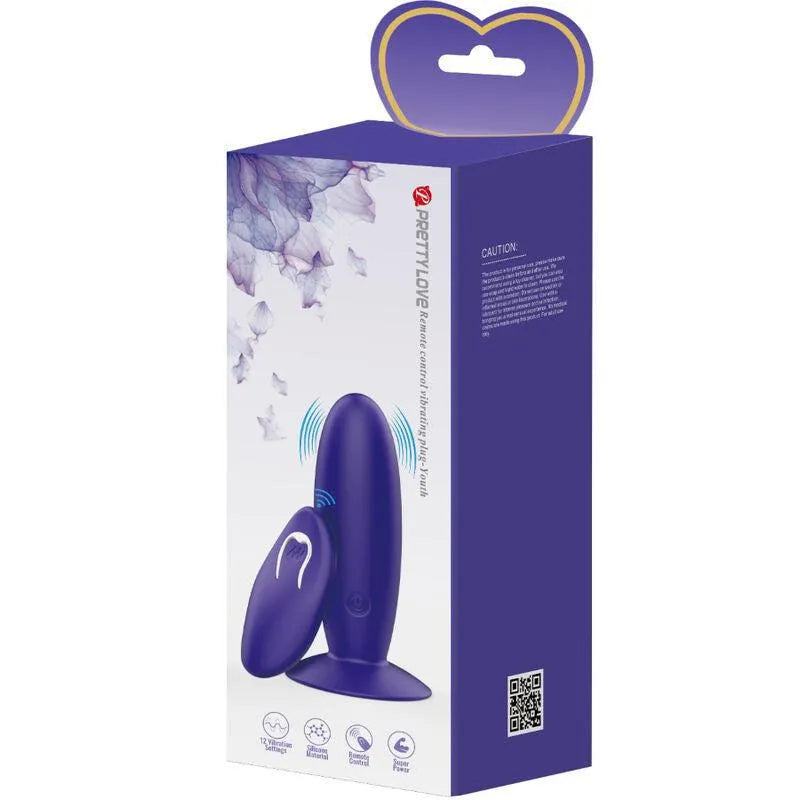 Plug Anal Vibrant Rechargeable Silicone Violet