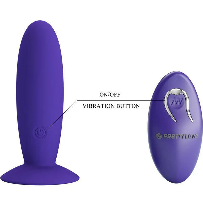 Plug Anal Vibrant Rechargeable Silicone Violet