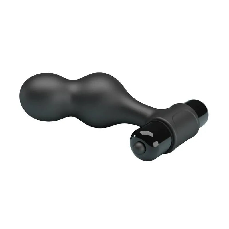 Plug Anal Vibrant Silicone Noir 10 Fonctions