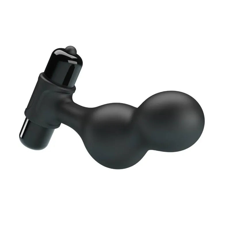 Plug Anal Vibrant Silicone Noir 10 Fonctions