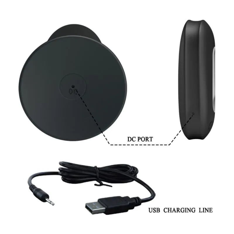 Plug Anal Vibrant Silicone Noir Rechargeable