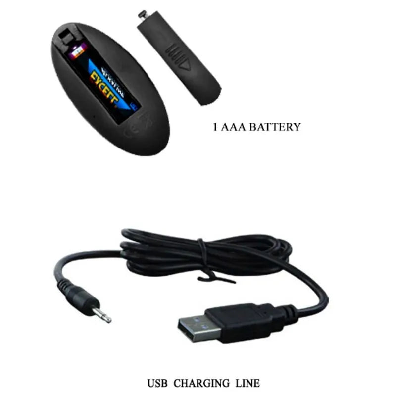 Plug Anal Vibrant Silicone Noir Rechargeable