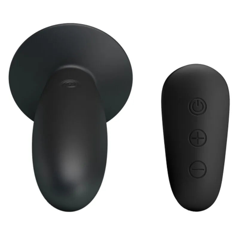 Plug Anal Vibrant Silicone Noir Rechargeable