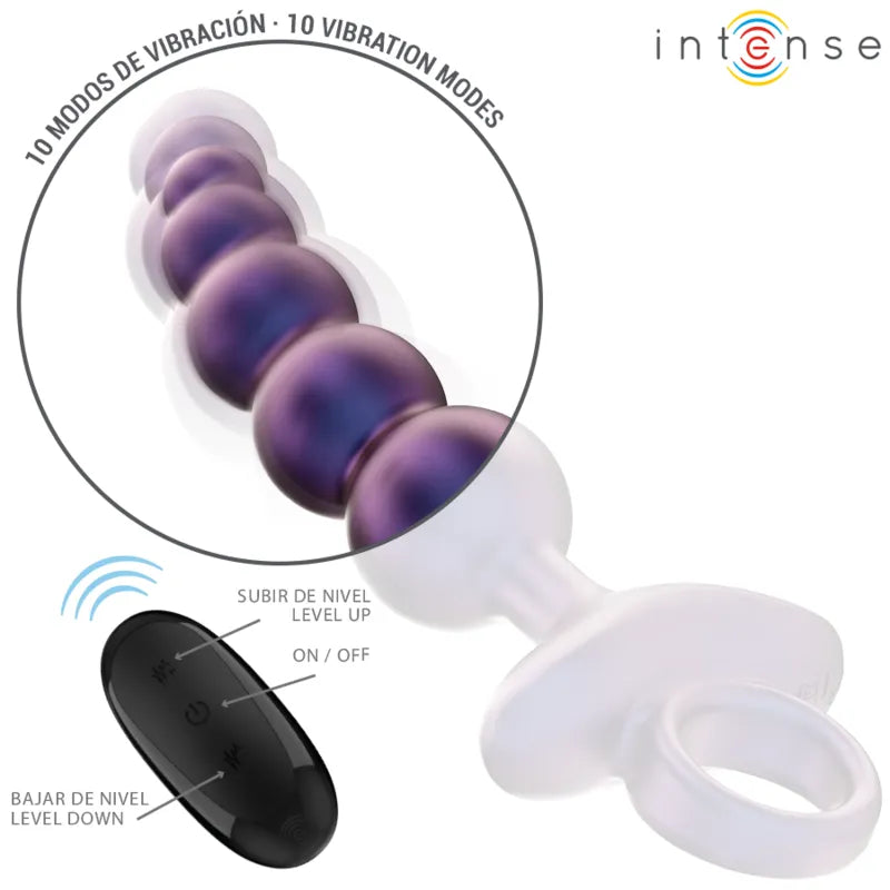 Plug Anal Vibrant Silicone Étanche Télécommande