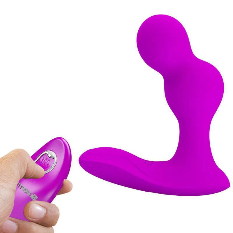 Plug Anal Vibrant Télécommandé Silicone Étanche