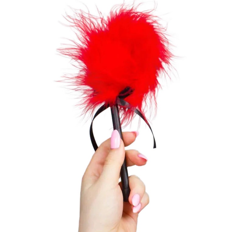 Plumeau Érotique Bleu En Plumes De Marabout