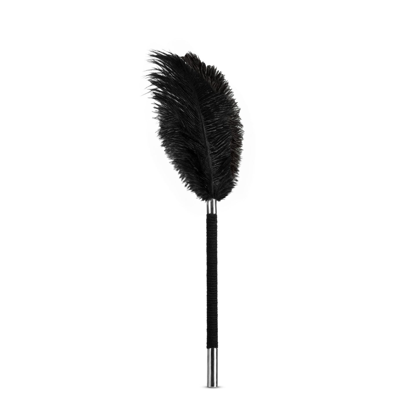 Noir Soft Feather Tickler Black