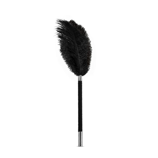 Plume chatouilleuse douce noire