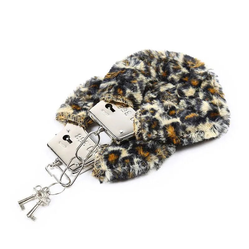 Poignets Bdsm En Velours Motiv Tigre