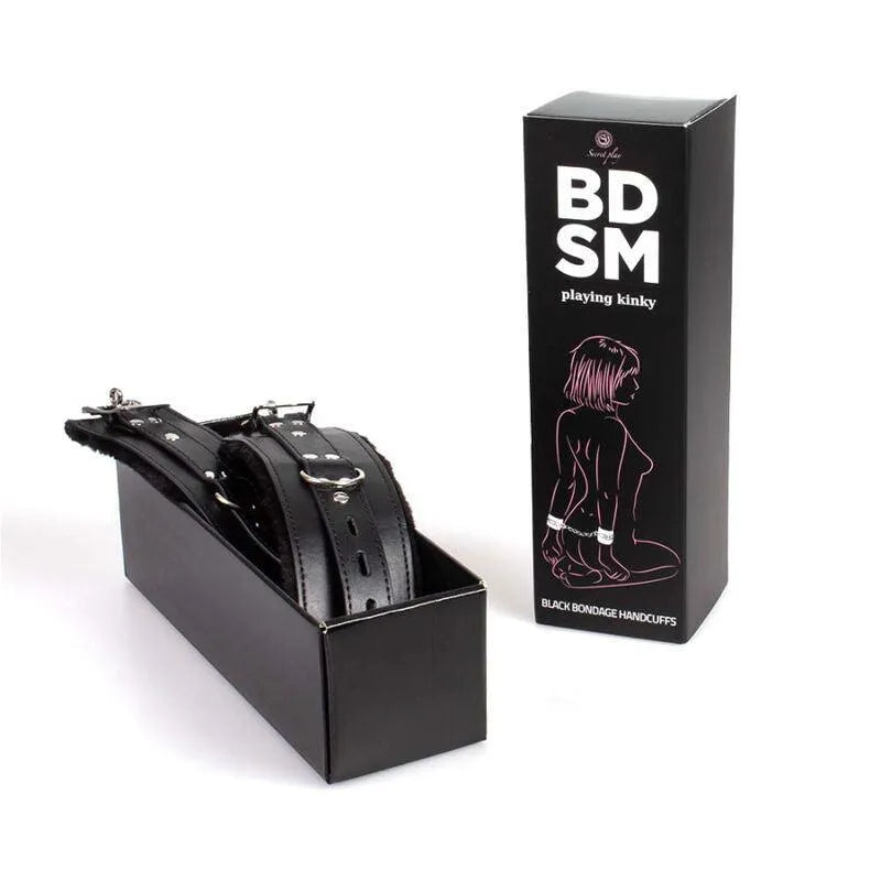 Poignets Bondage Cuir Synthétique Rembourrés