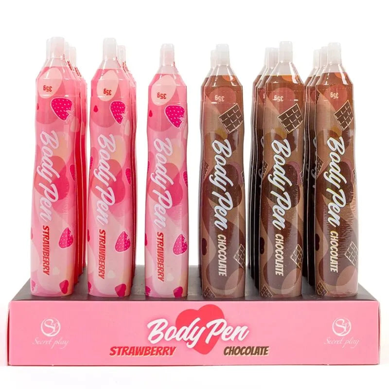 Présentoir Stylos Comestibles Body Painting Secret Play