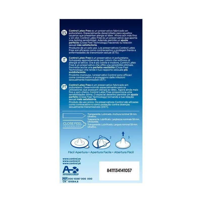 Préservatif Ultra Fin Sans Latex Pour Allergiques