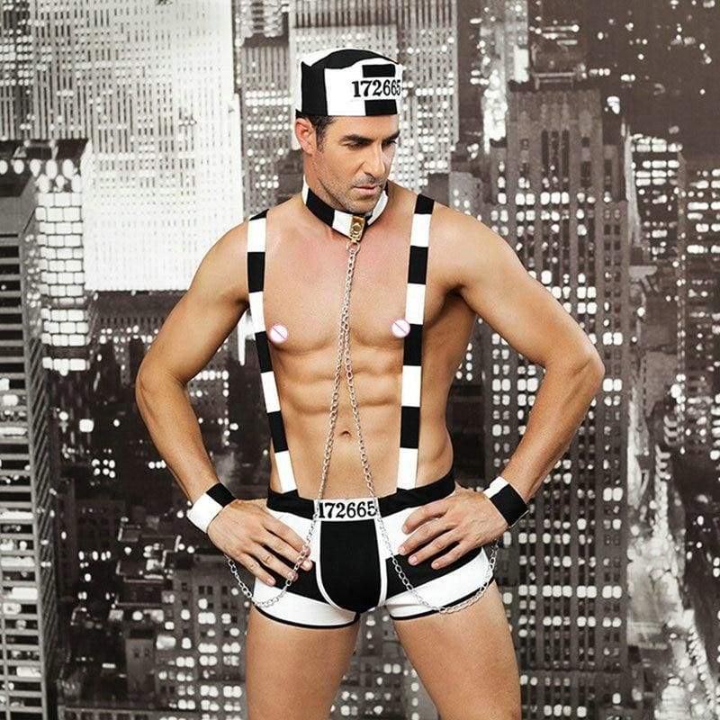 Prisoner - Sexy Underwear Set Erotic Costume For Man