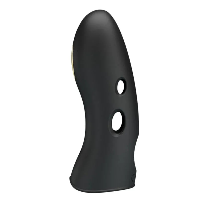 Protège-Doigt Électrostimulation Silicone Noir Rechargeable