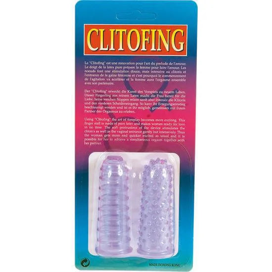 Protège-Doigts Violets Pour Masturbation Féminine