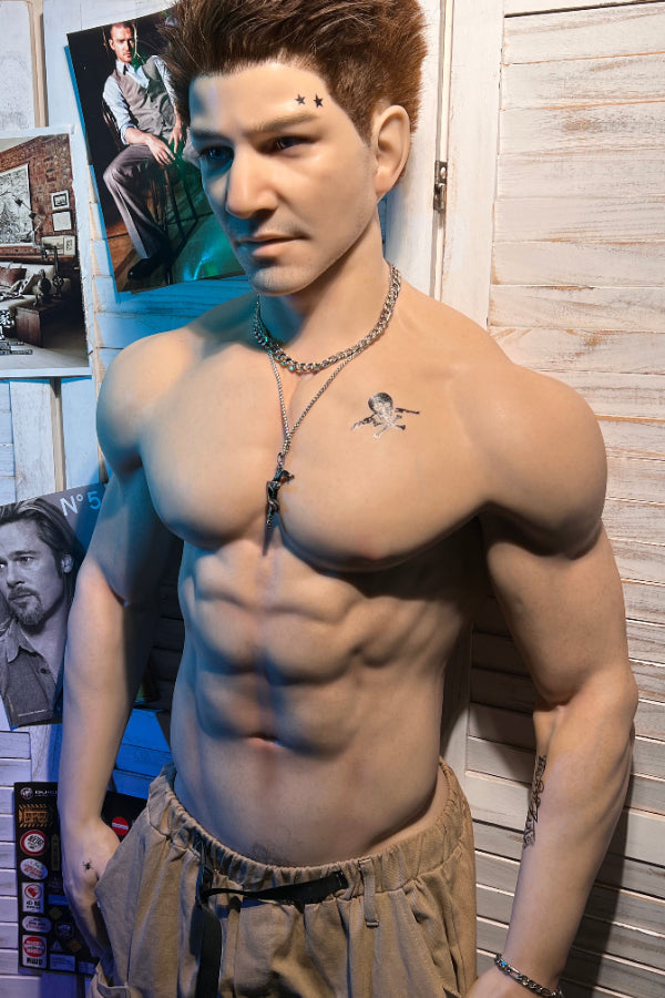 180cm/5ft10 Realistic Male Silicone Sex Doll - Herman