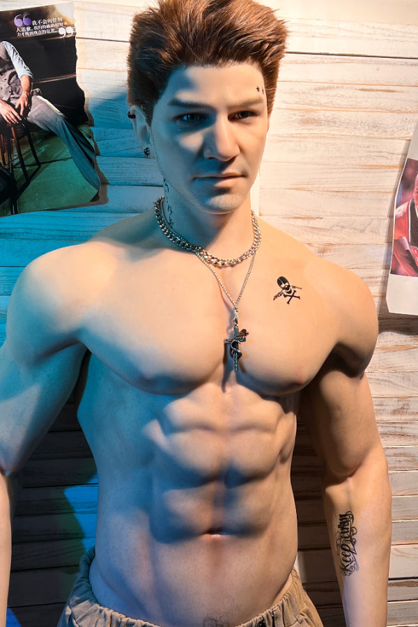 180cm/5ft10 Realistic Male Silicone Sex Doll - Herman