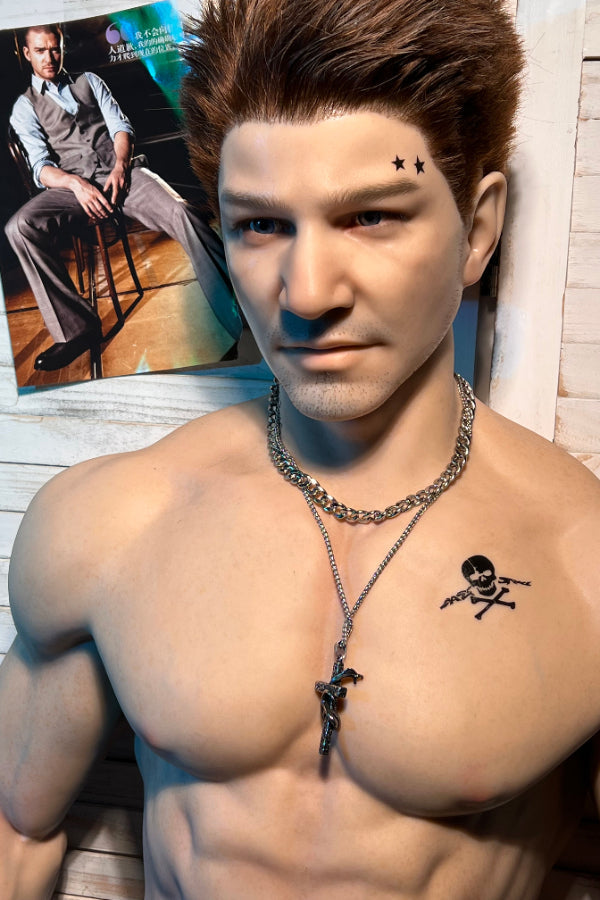 180cm/5ft10 Realistic Male Silicone Sex Doll - Herman