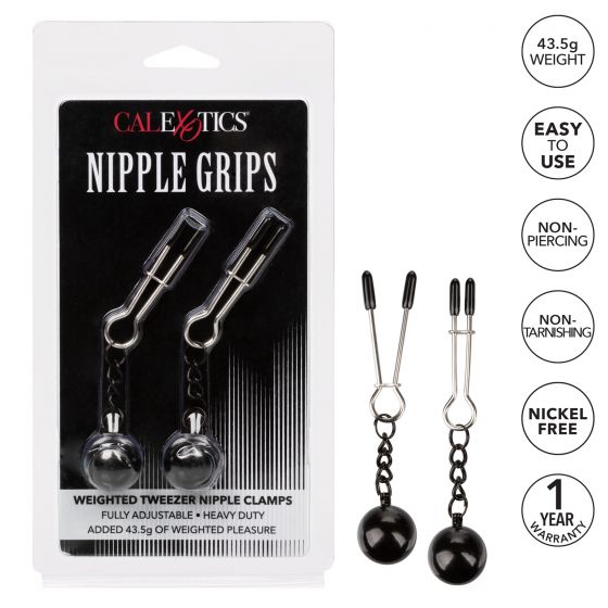 Weighted Tweezer Nipple Clamps