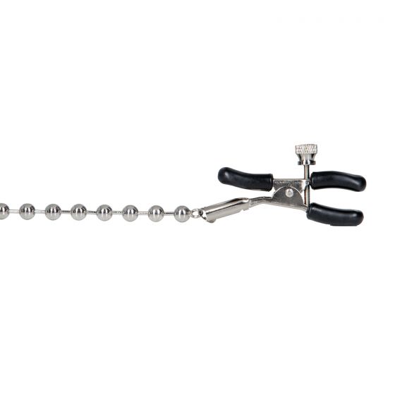 Silver Beaded Nipple Clamps