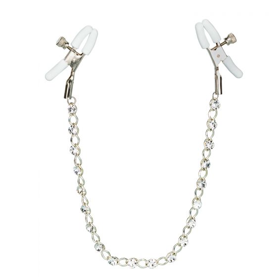 Crystal Chain Nipple Clamps