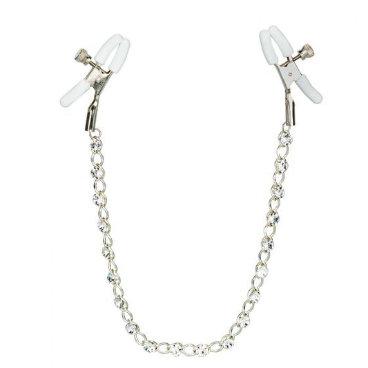 Crystal Chain Nipple Clamps