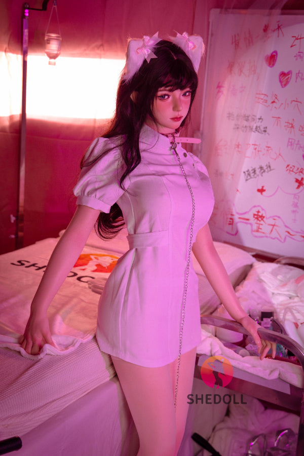 168cm/5ft8 D-cup Silicone Head Sex Doll - Guxiaoyu