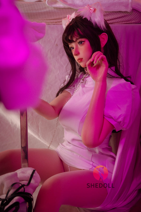 168cm/5ft8 D-cup Silicone Head Sex Doll - Guxiaoyu