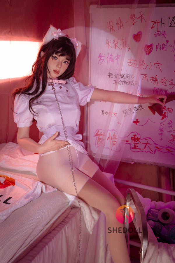 168cm/5ft8 D-cup Silicone Head Sex Doll - Guxiaoyu