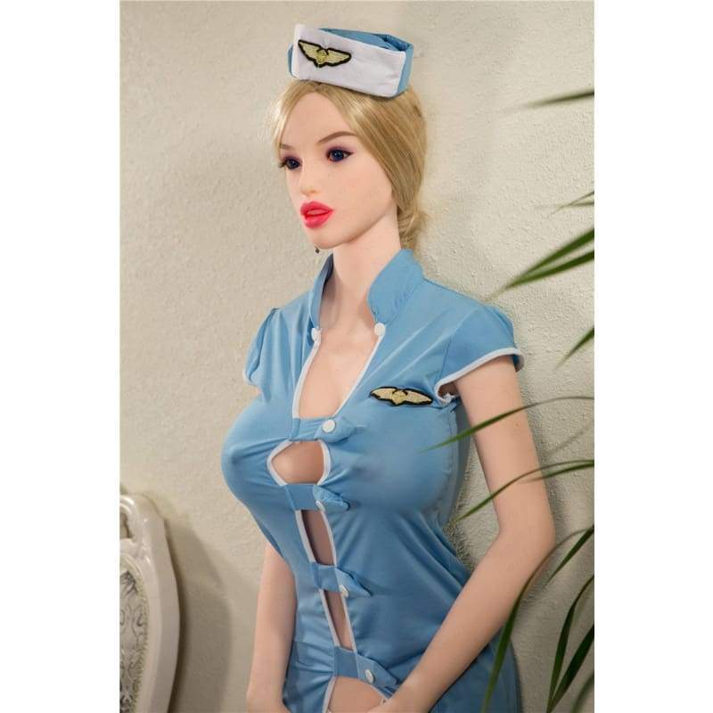 Poupées sexuelles en silicone Beauté blonde avec gros seins AK19060406 Agatha 