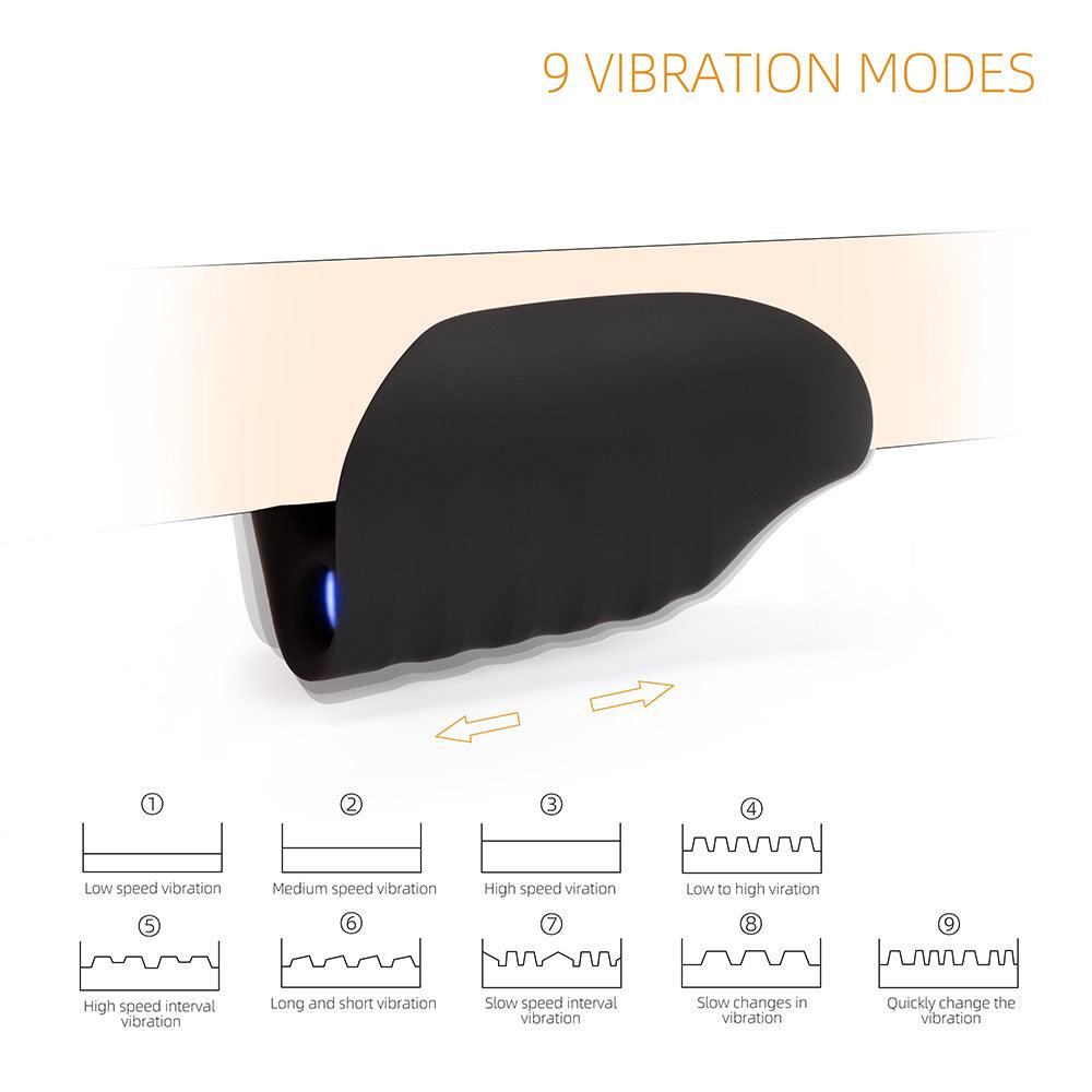 Silicone Vibrating Masturbation Sleeve