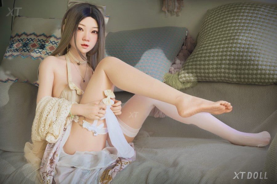 150cm/4ft11 D-cup Big Breast|Tits Full Silicone Sex Doll - Chase