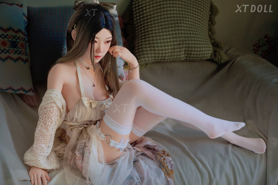 150cm/4ft11 D-cup Big Breast|Tits Full Silicone Sex Doll - Chase