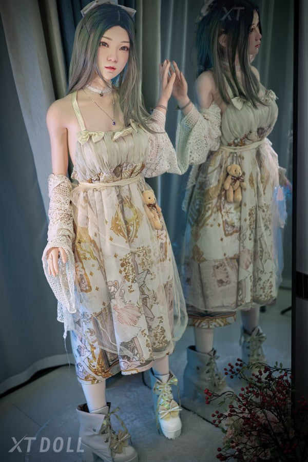 150cm/4ft11 D-cup Big Breast|Tits Full Silicone Sex Doll - Chase