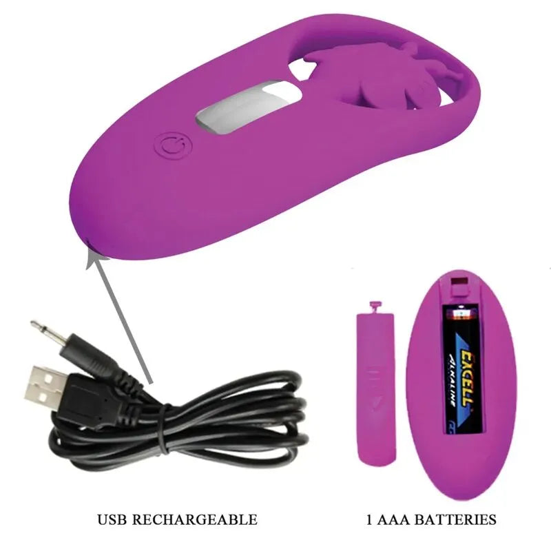 Stimulateur Clitoridien Discret Silicone Télécommande