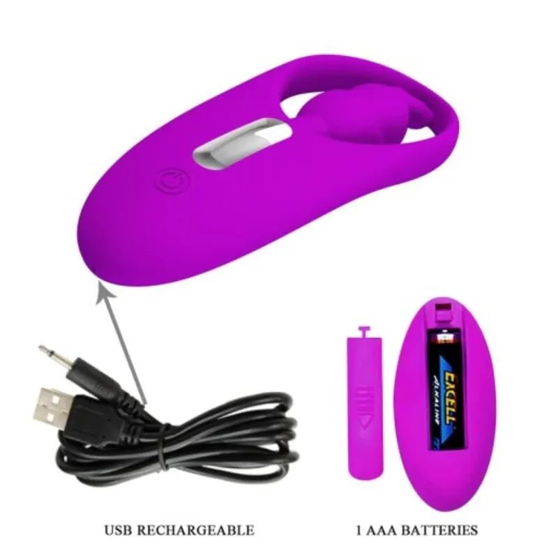 Stimulateur Clitoris En Silicone Discret Avec Télécommande