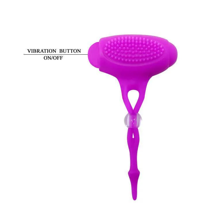Stimulateur De Tétons Vibrant En Silicone